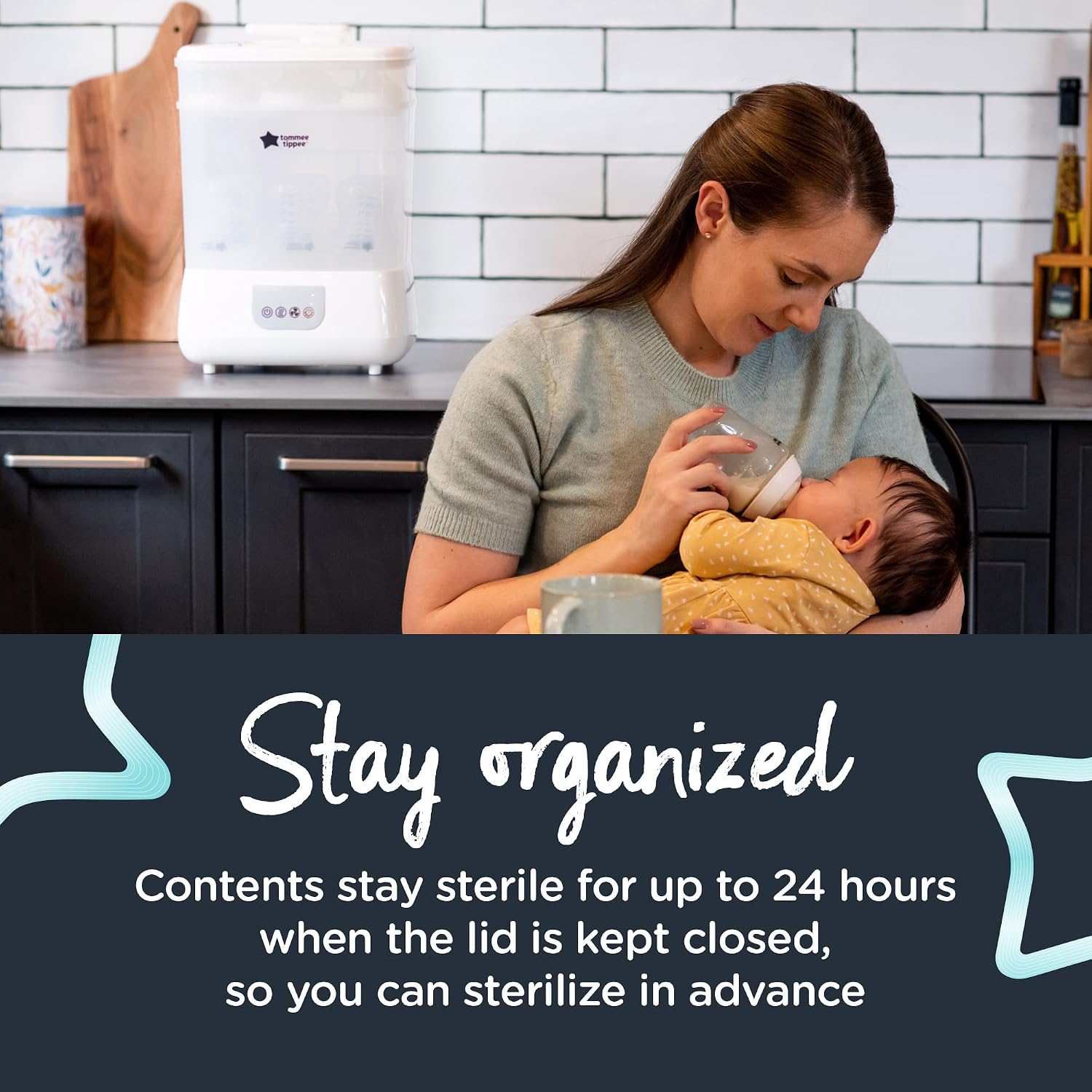 Detalle 1 de Tommee Tippee Electric Steam Sterilizer for Six Bottles