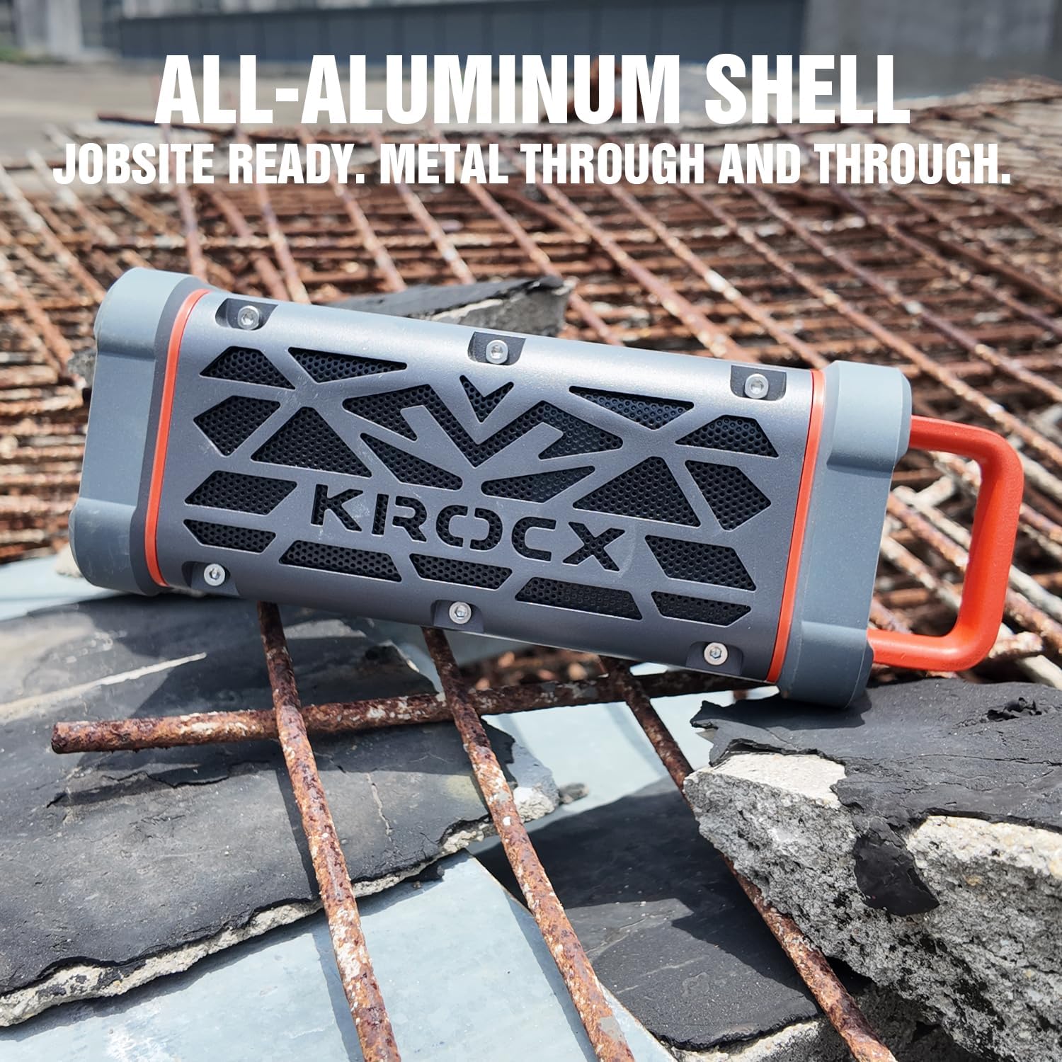 Thumbnail 6 de KROCX TRAVOR Magnetic Bluetooth Speaker (45W) — Rugged IP68 Outdoor Portable Speaker for Golf Cart, Camping, Beach