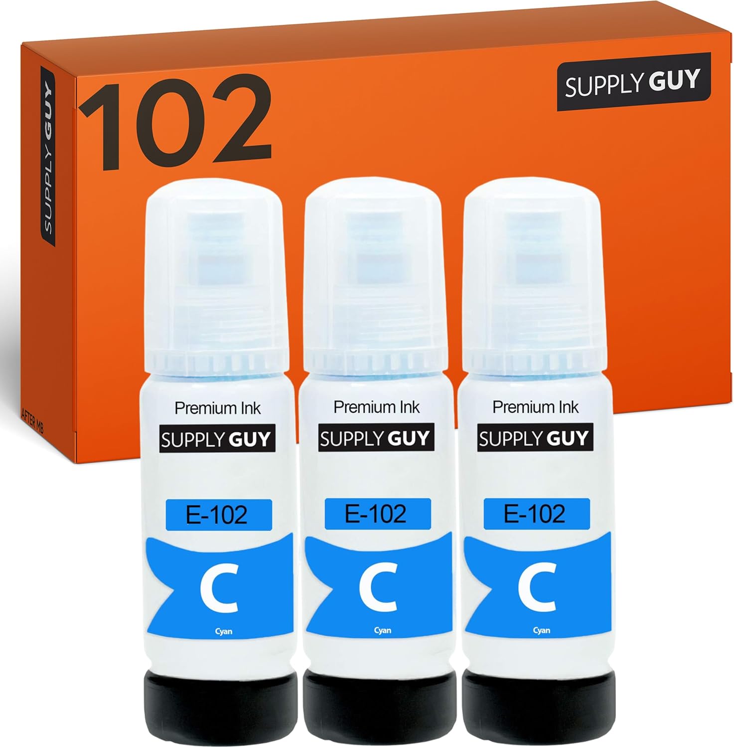 Thumbnail 6 de Supply Guy inchiostro nero pigmentato compatibile Epson 102 per EcoTank ET-4850 e ET-2850 (3 flaconi da 127 ml)