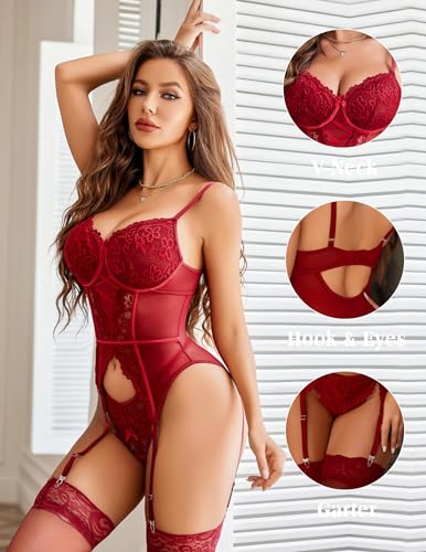 Thumbnail 1 de Avidlove Corset en dentelle pour femme