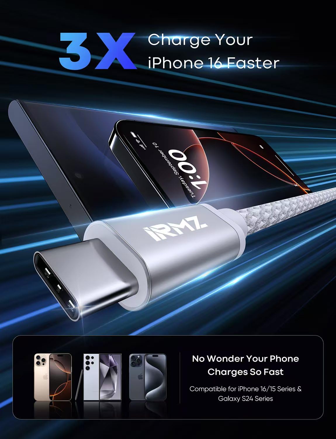 Thumbnail 3 de USB-C Datenkabel 2 m, USB 3.0 mit 10 Gbit/s