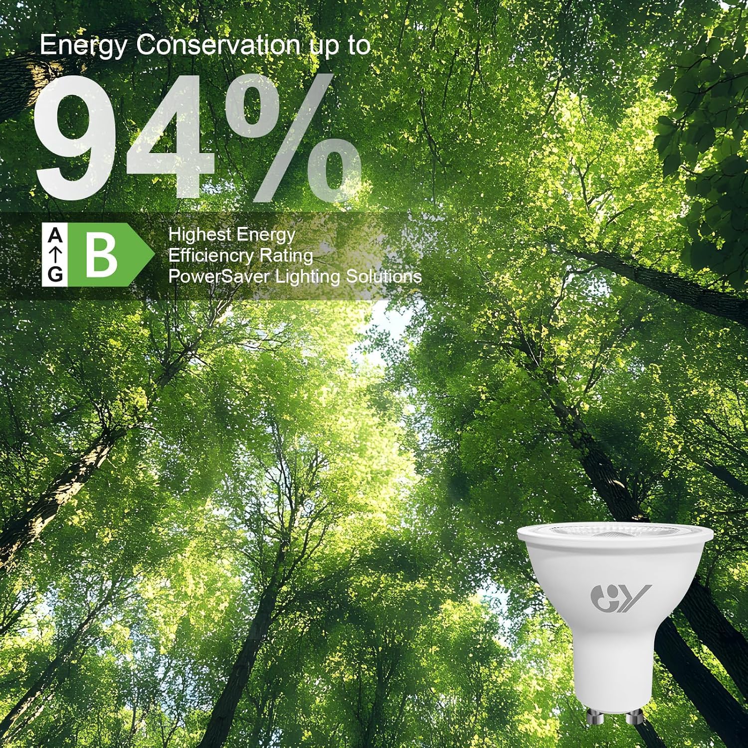 Thumbnail 6 de GY GU10 LED bulb 4.9W 780lm, 10 pack