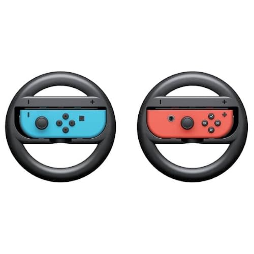 Detalle de Joy-Con-Lenkrad-Paar von Nintendo – kabellose Lenkradsteuerung für die Nintendo Switch