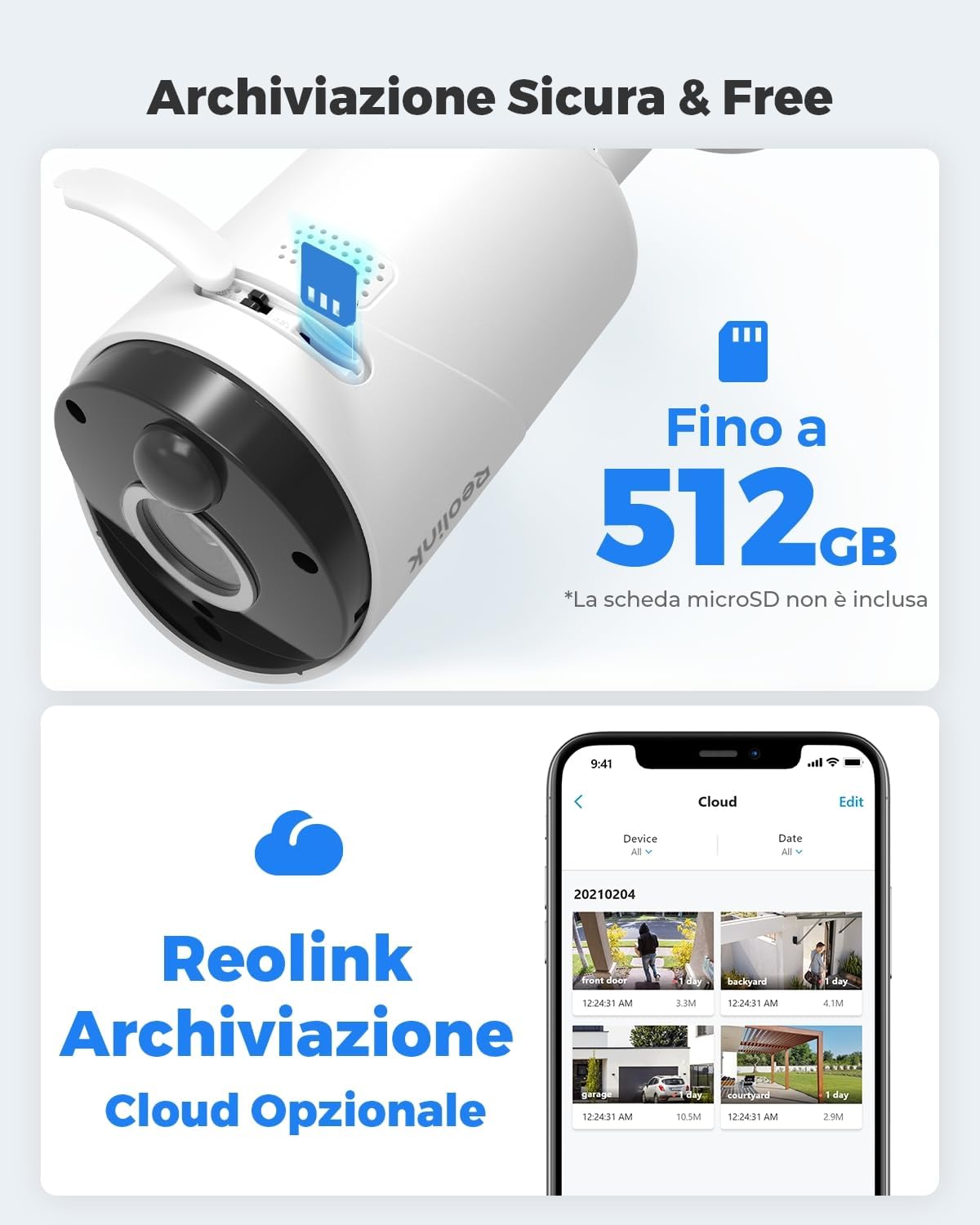 Thumbnail 6 de Reolink Argus Eco 5MP telecamera WiFi esterno