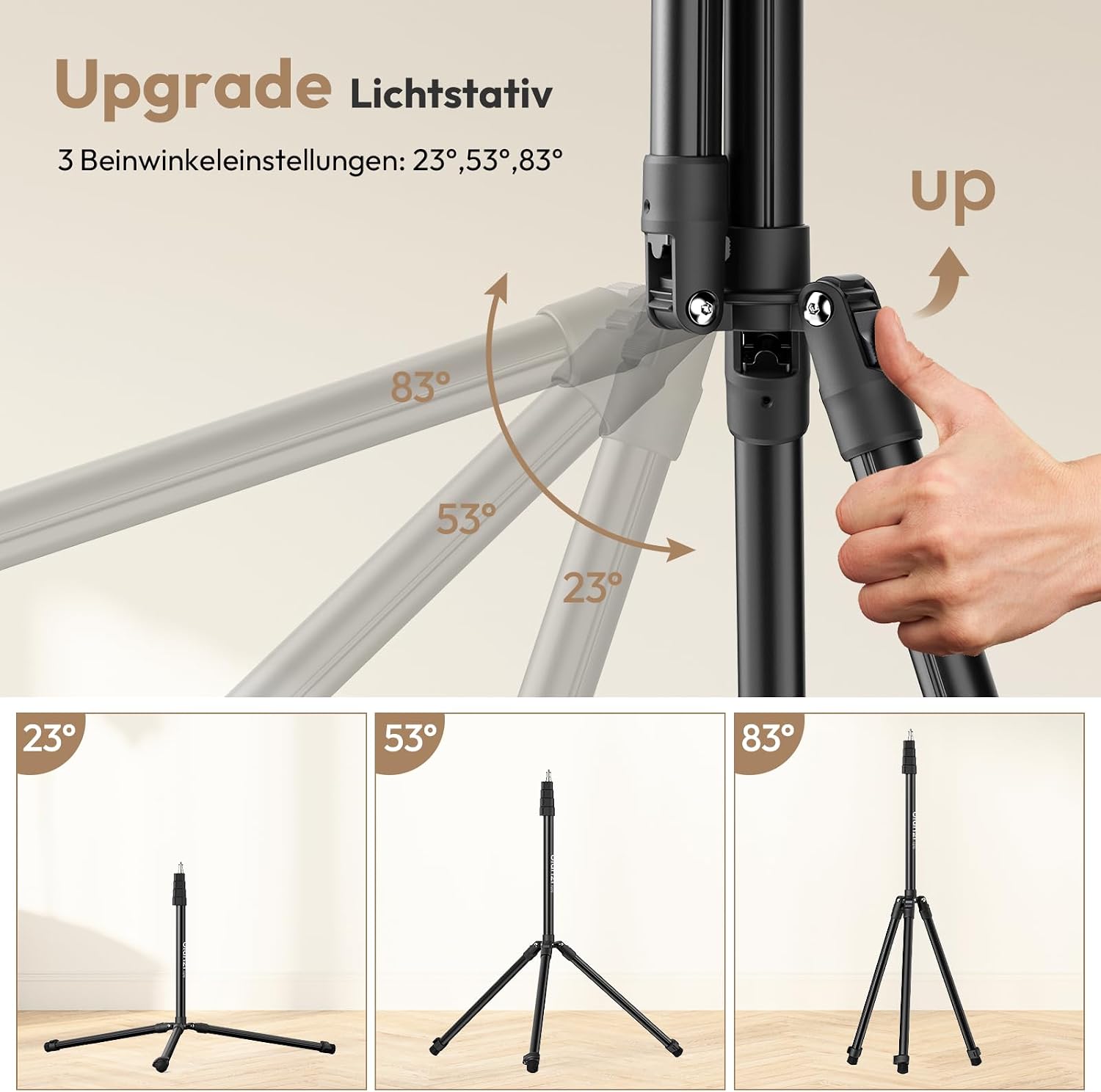 Thumbnail 2 de Ulanzi T270 Lichtstativ 270 cm