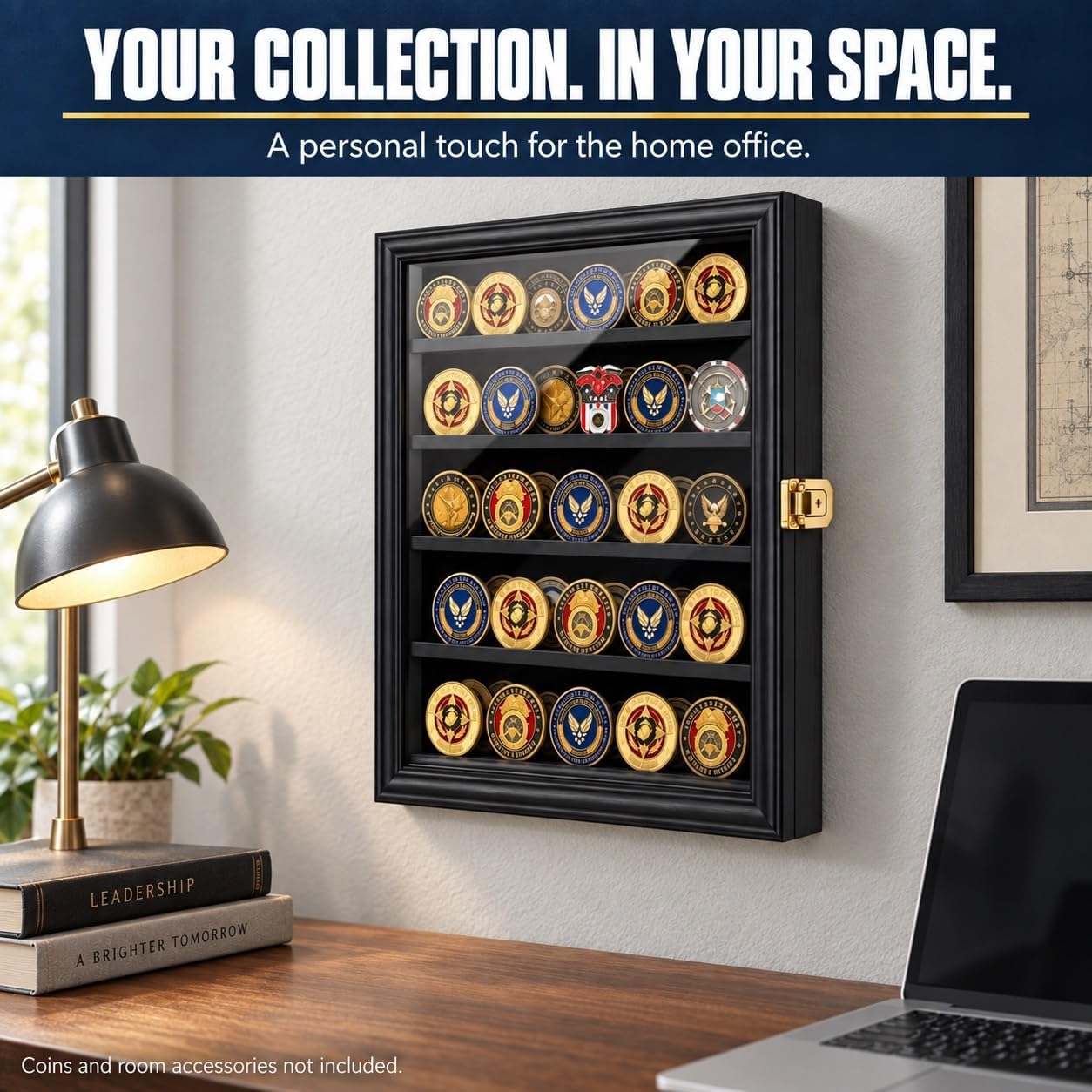 Thumbnail 4 de Jinchuan Military Challenge Coin Display Case Small 🪙