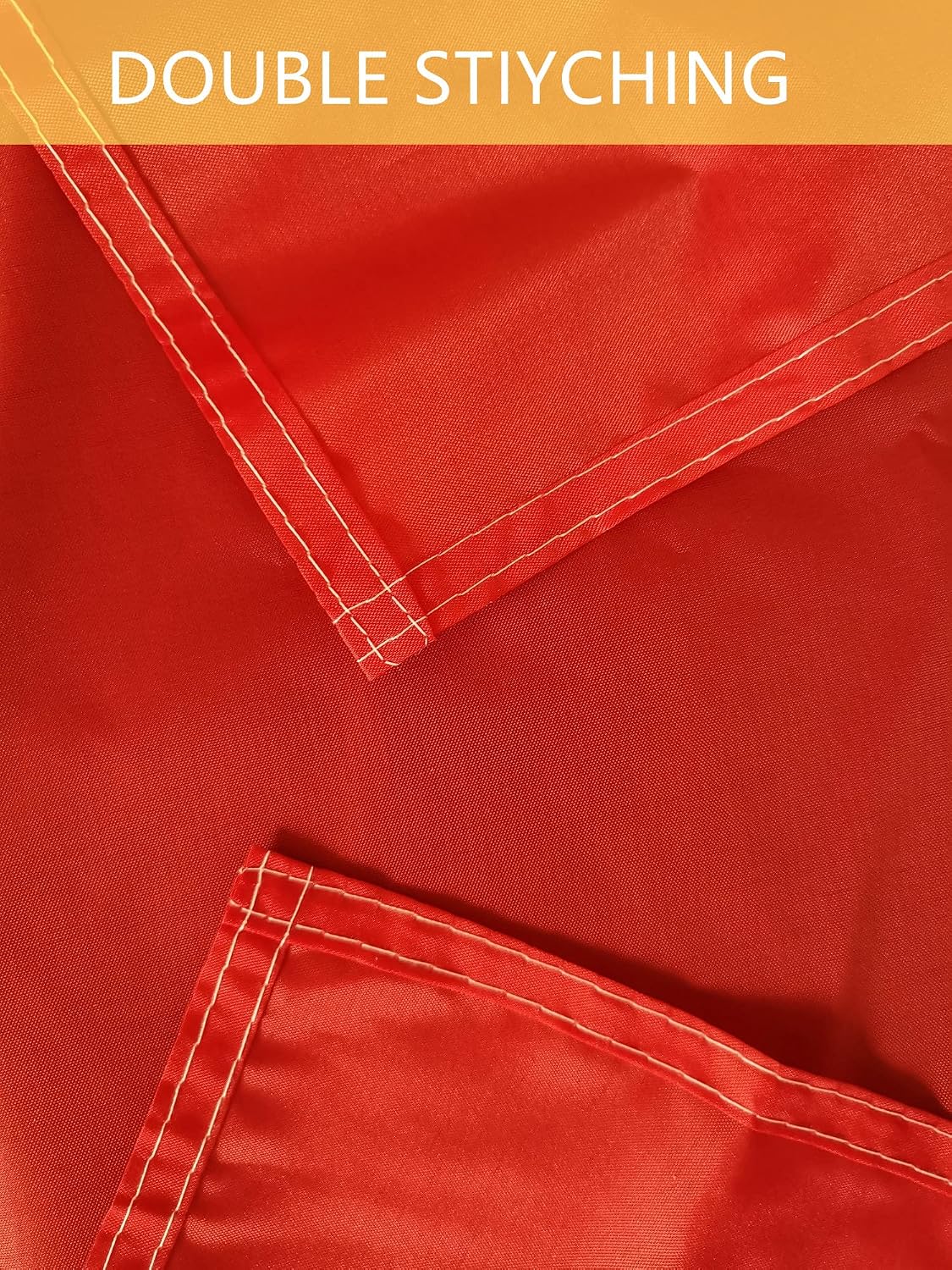 Detalle de TCTOHZNG tc001 flaga Polski 90 × 150 cm z poliestru, podwójnym szyciem i oczkami