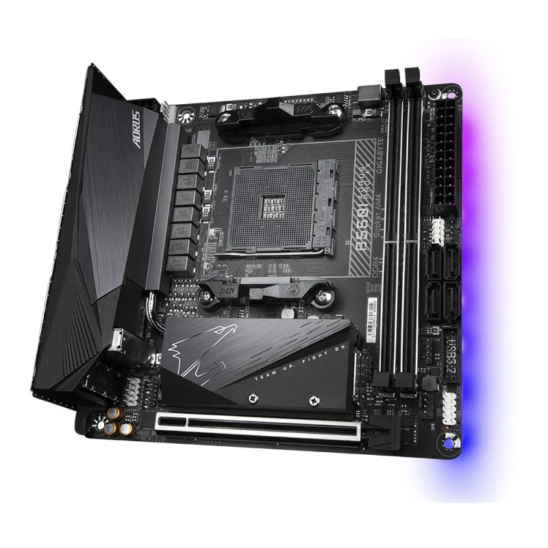 Detalle 2 de Gigabyte B550I Aorus Pro AX placa mini‑ITX