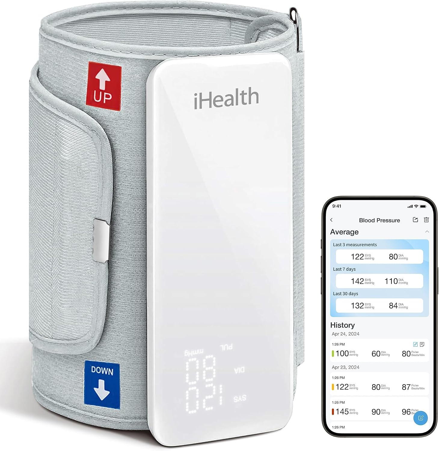 Detalle de iHealth Upper Arm Blood Pressure Monitor Neo