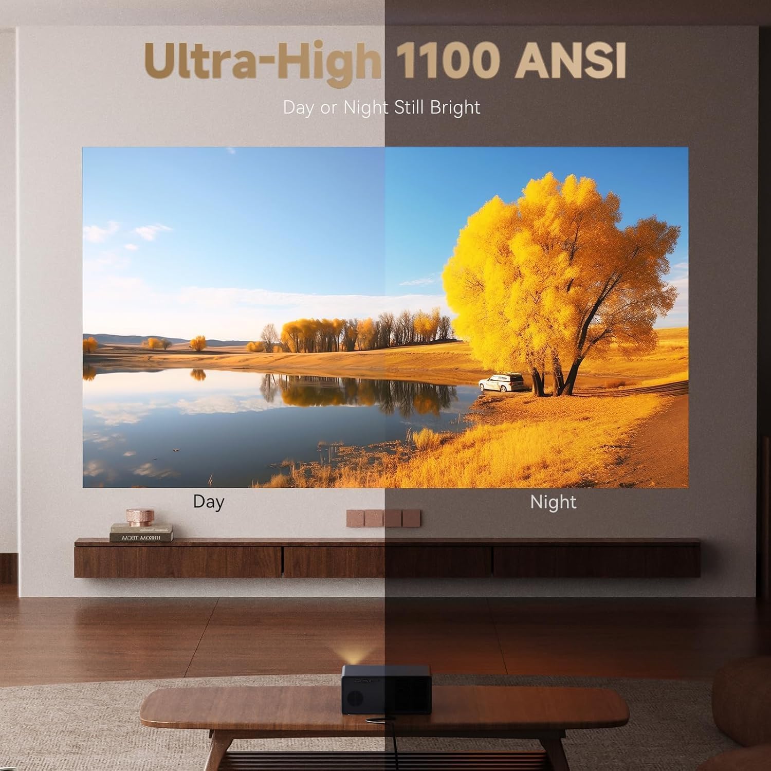 Thumbnail 2 de WANBO X5 Pro Vidéoprojecteur 4K 1100 ANSI