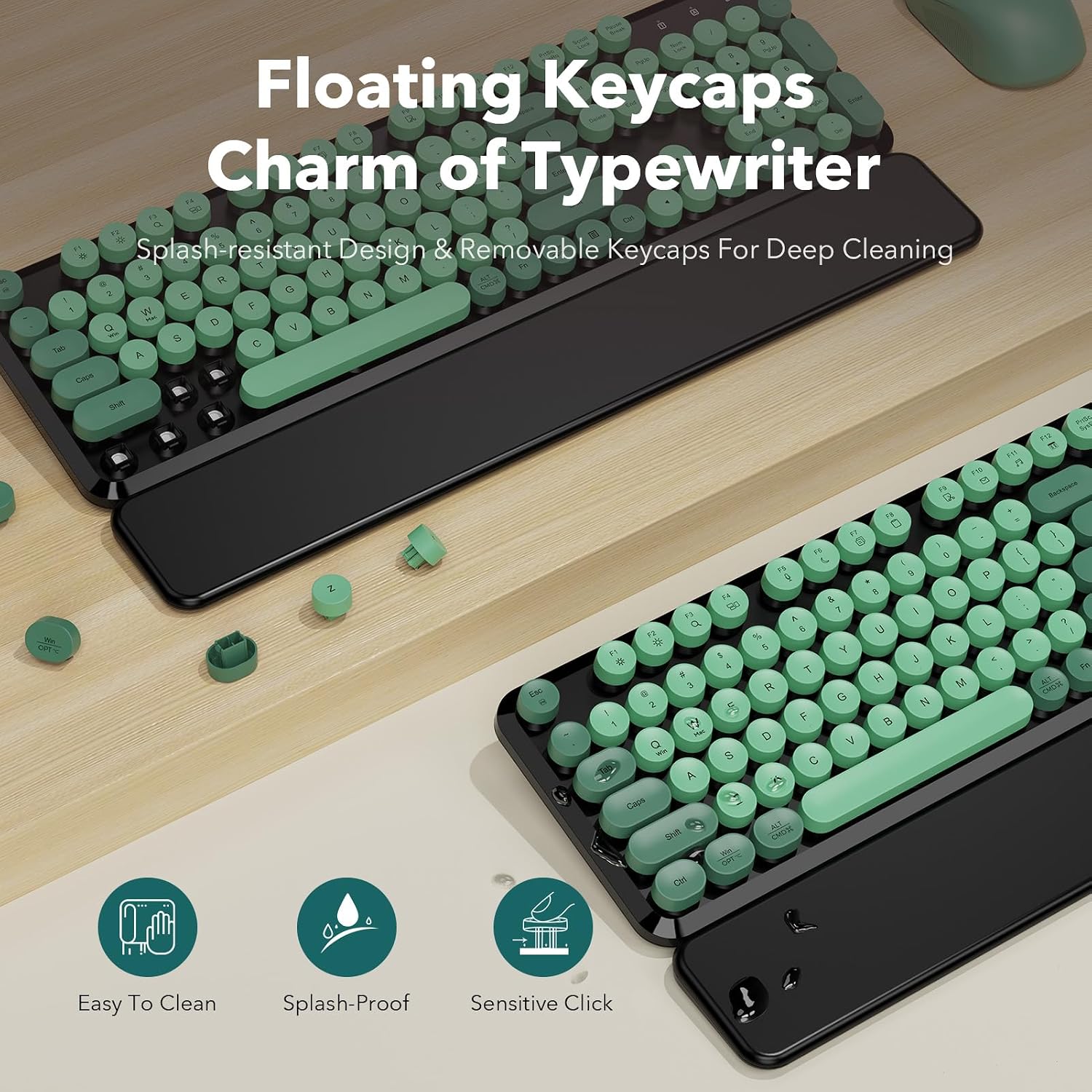 Detalle 2 de Wireless Keyboard Combo Round Keycaps