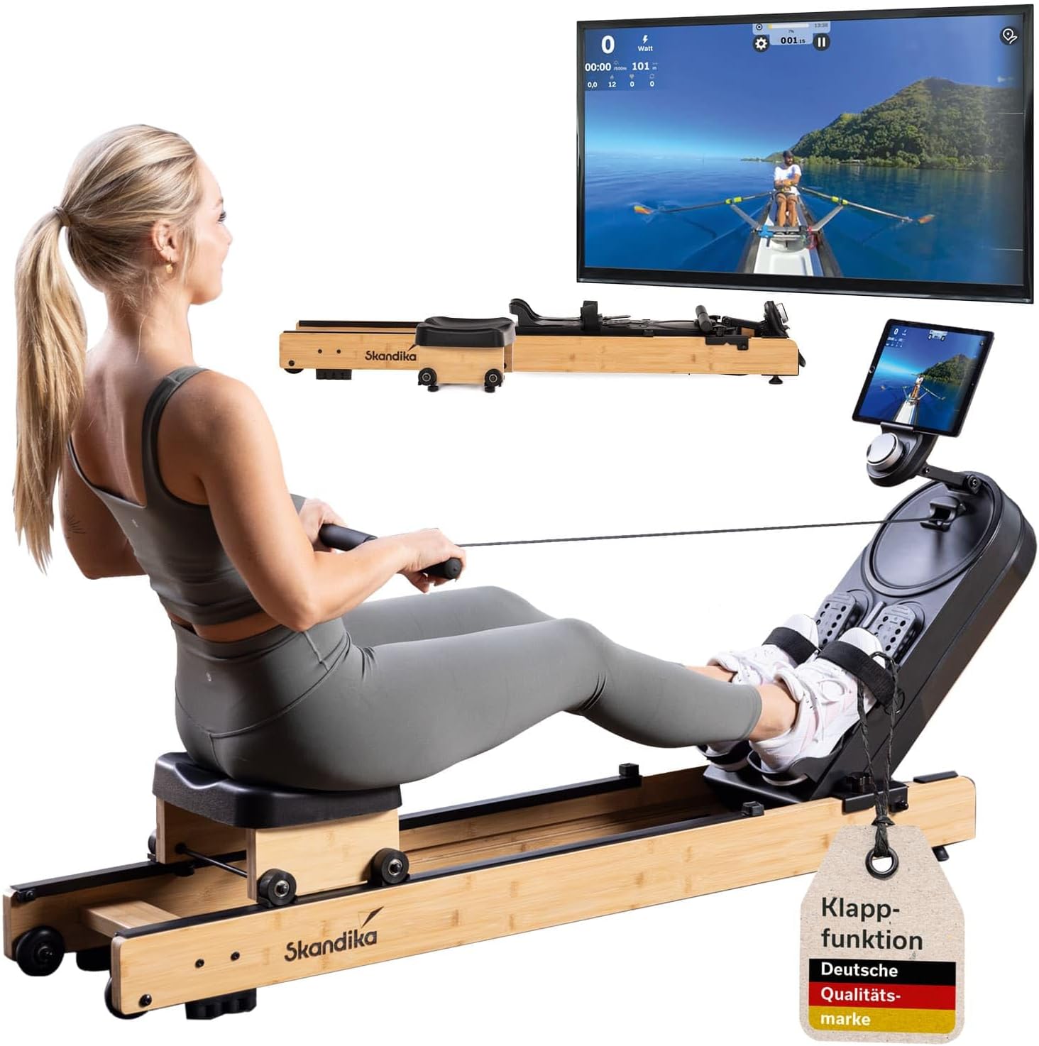Skandika Rovek Rudergerät 195 cm 🚣