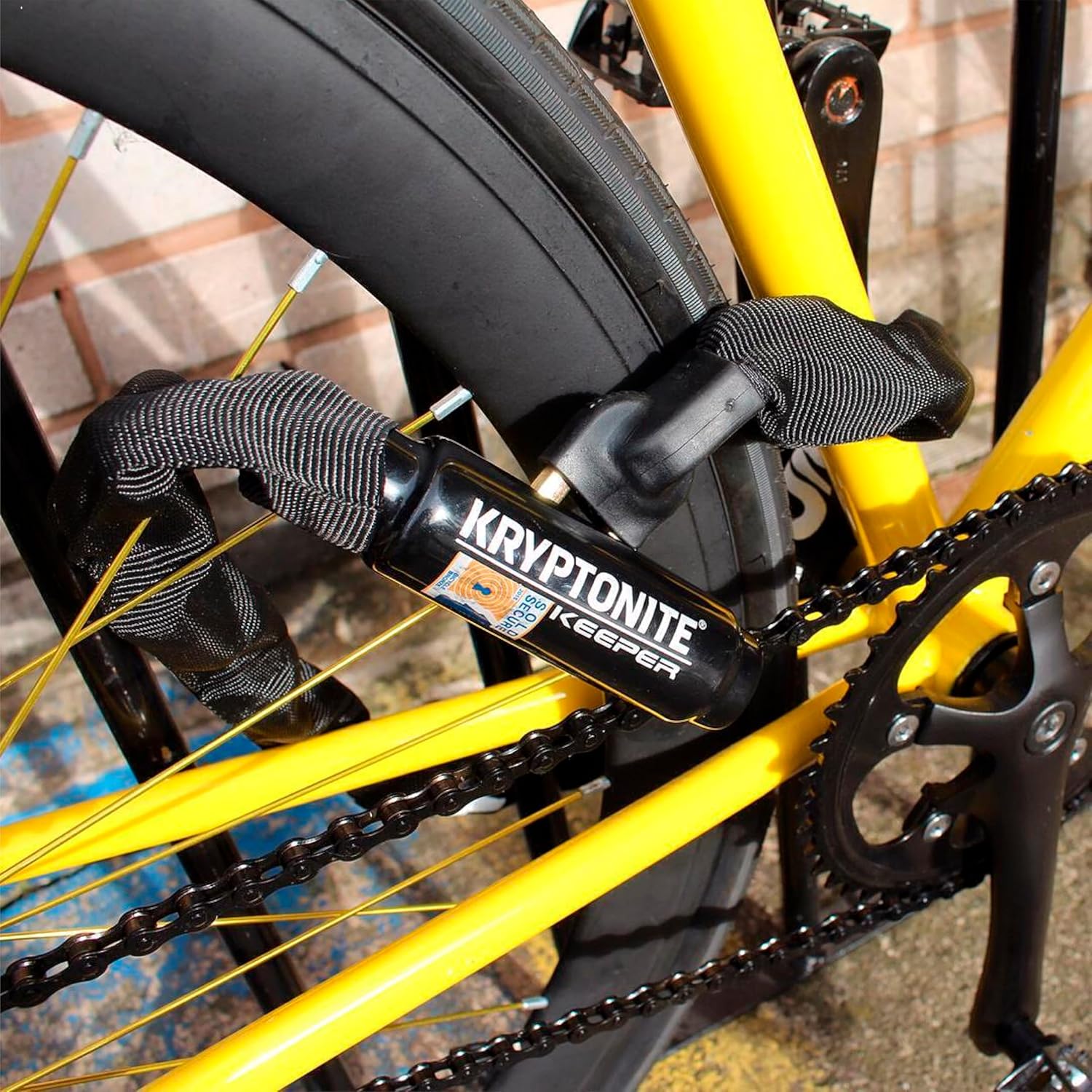 Thumbnail 3 de Kryptonite Keeper 785 catena antifurto integrata per bici, livello di sicurezza 5/10, 85 cm