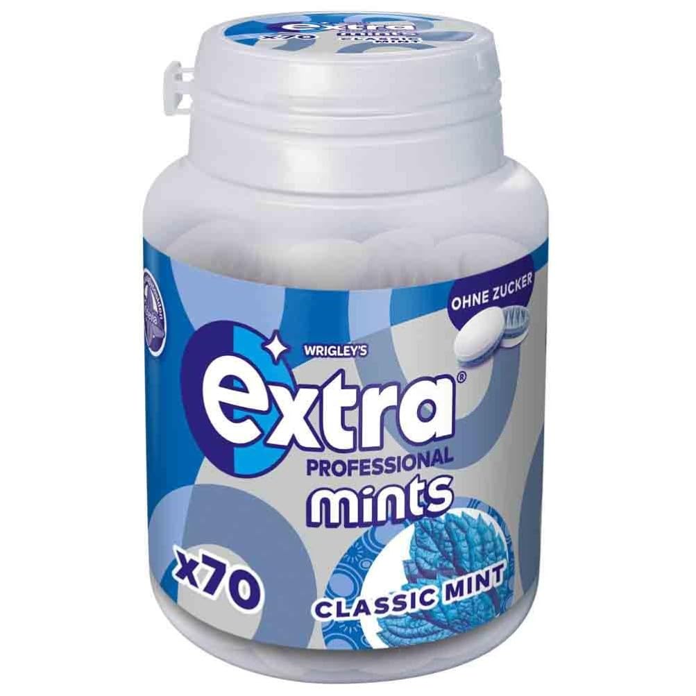 Detalle de Extra Professional Mint Zuckerfreie Lutschpastillen – Multipack 6 x 70 Lutschbonbons