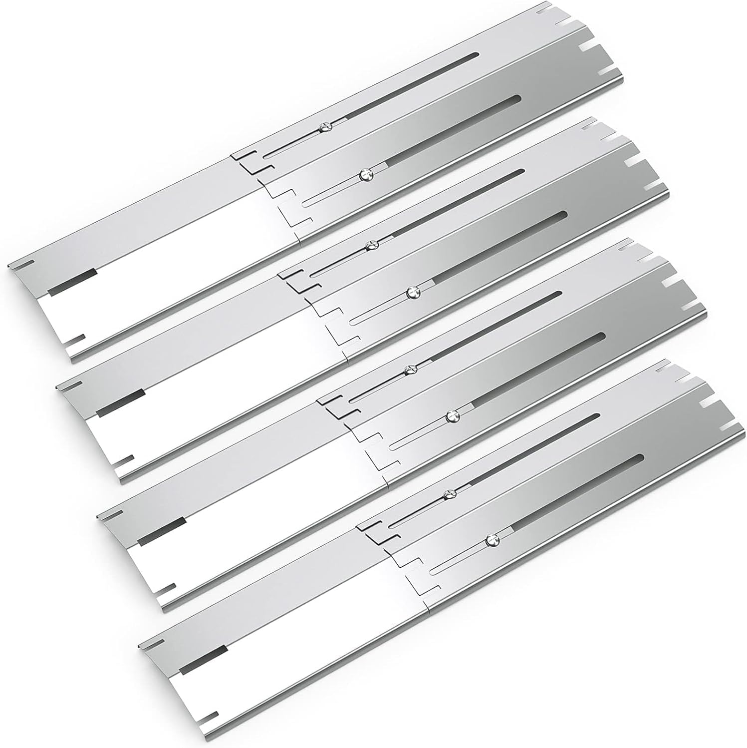 Universale Barre Flavorizer di Ricambio: Piastra Regolabile in Acciaio Inossidabile per Grill a Gas 29,85–53,34 cm