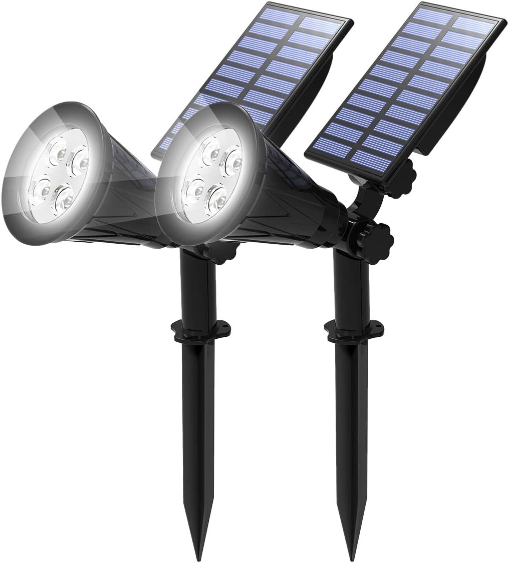 Detalle de T-SUN solar spotlight 2 pack, 250 lm