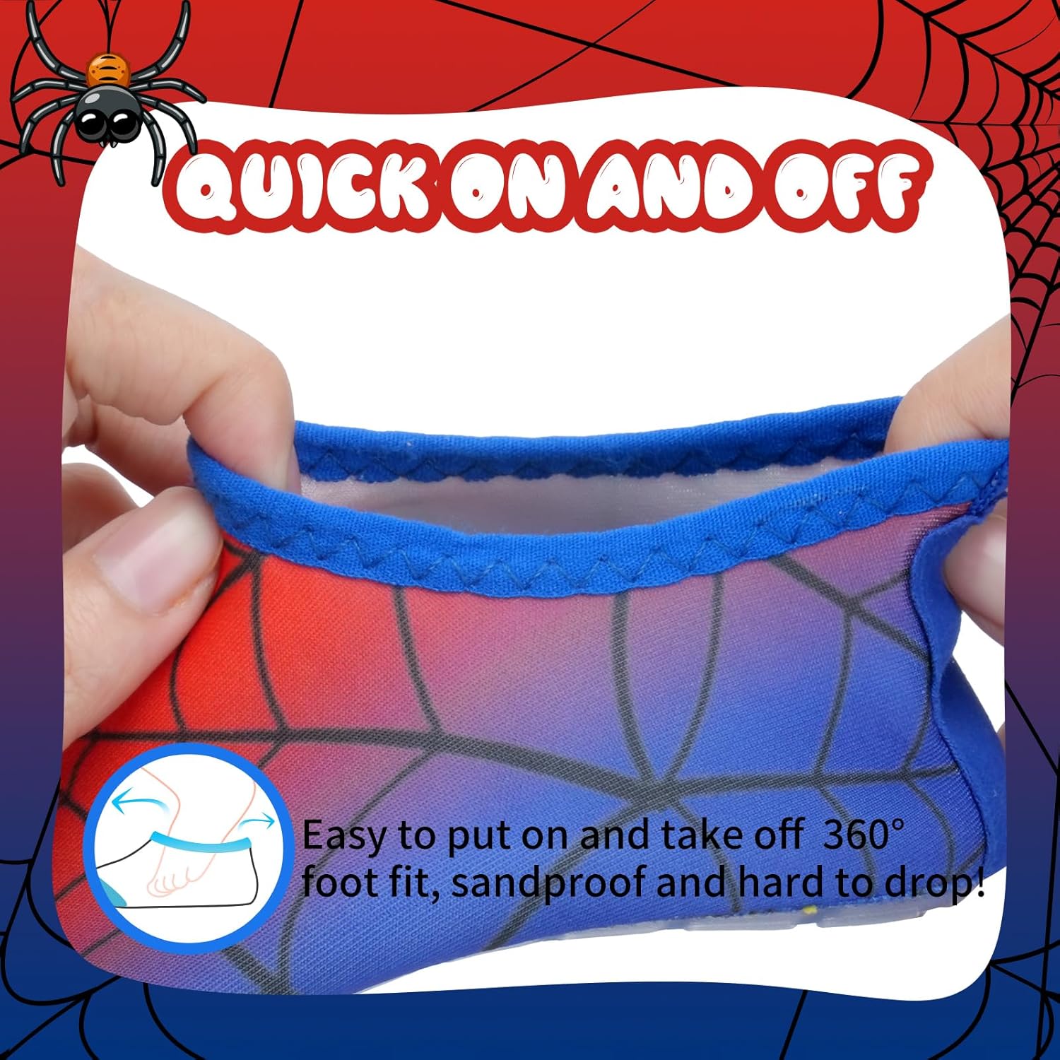 Thumbnail 5 de Kids Swim Water Shoes for Boys and Girls: Breathable, Quick-Dry Aqua Socks for Kids