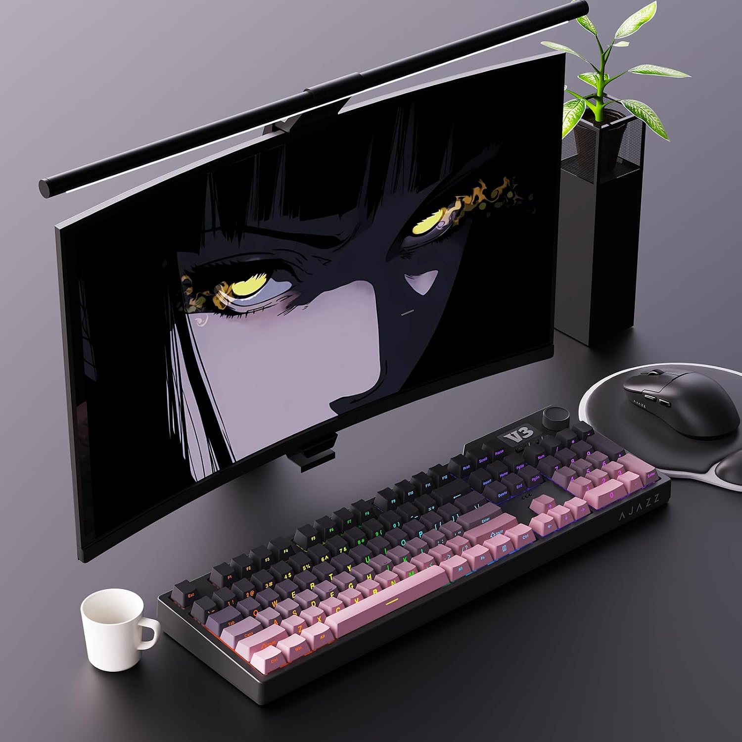 Thumbnail 6 de NACODEX AK35I V3 104-Key Wired Gaming Keyboard with Gasket Mount and PBT Keycaps
