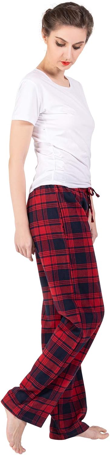 Thumbnail 1 de JTPW Damen Pyjama- oder Lounge-Bottom aus 100% Baumwolle Flanell (mit Taschen)