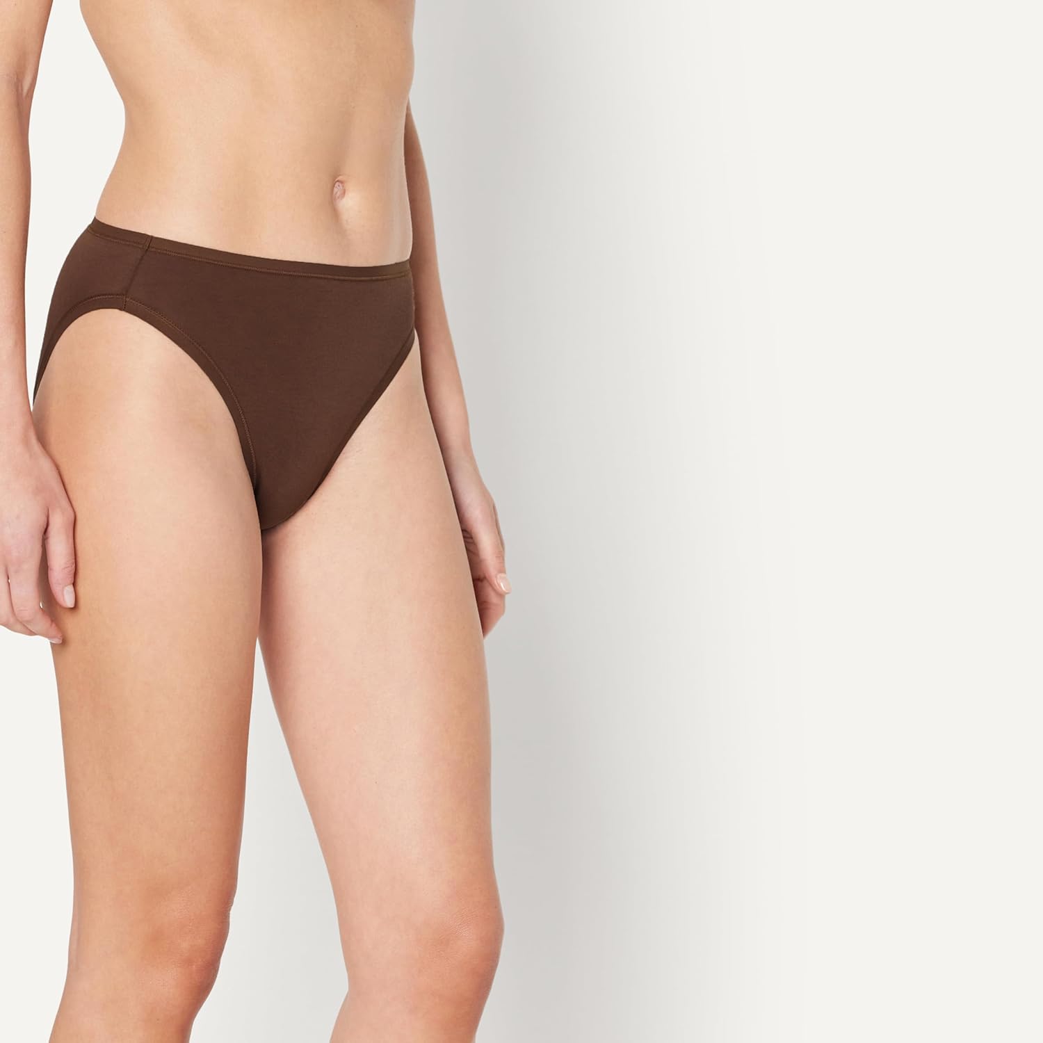 Thumbnail 1 de Damen Slip aus Baumwolle von Amazon Essentials – hoher Beinausschnitt, atmungsaktiv (auch in Übergröße)