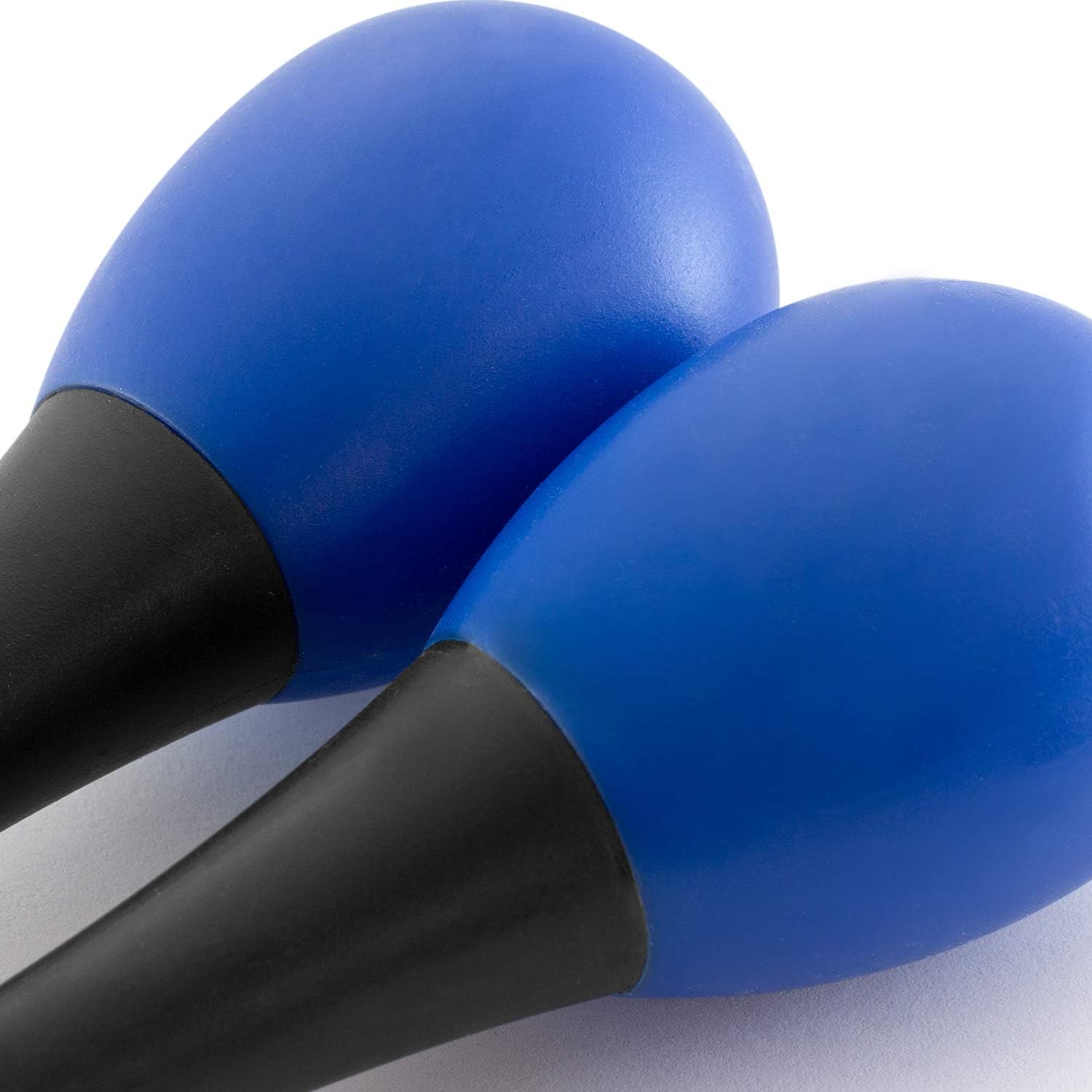 Detalle de Tiger MAR28-BL äggmaracas i blå plast, 13 cm, par för små händer