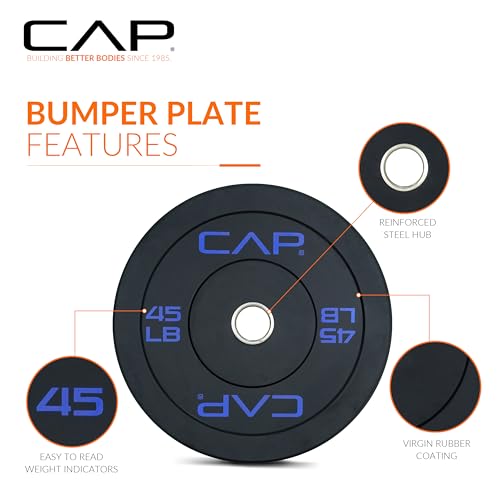 Thumbnail 3 de CAP Barbell Olympic Rubber Disc ⚙
