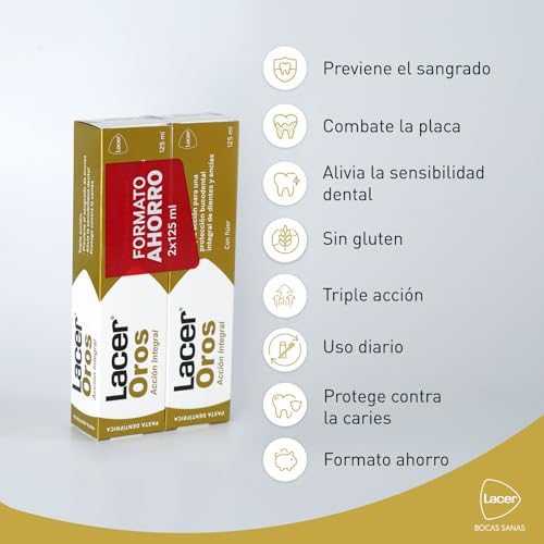 Thumbnail 3 de Lacer Oros Pasta 2x125ml 🦷