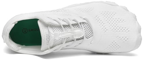 Thumbnail 5 de SAGUARO Minimalistas Zapatillas de Trail Running Unisex: ligeras, transpirables y descalzas (Blanco, 49 EU)