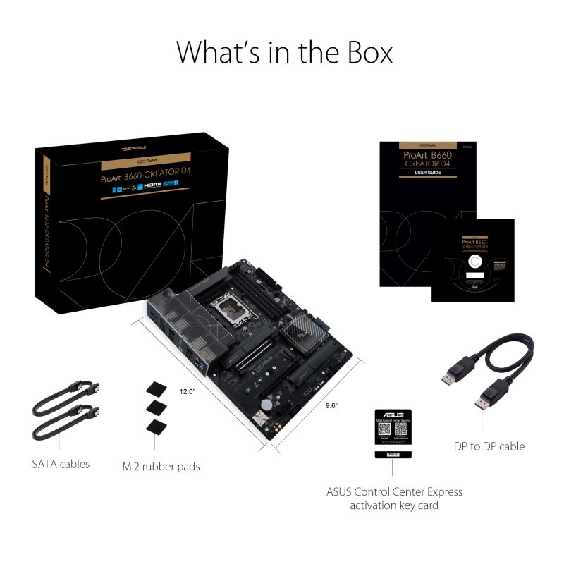 Detalle 2 de ASUS ProArt B660-CREATOR D4 - Placa base ATX para creativos con conectividad de alta velocidad