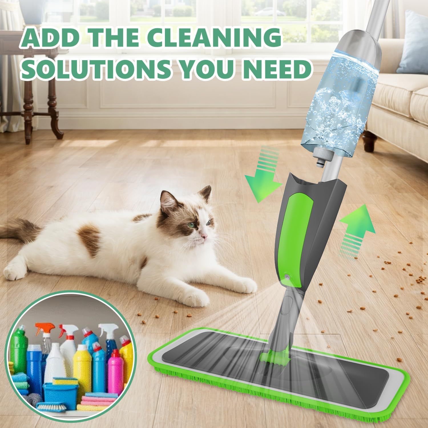 Detalle 2 de ILAVCOOL Spray Mop for Floors