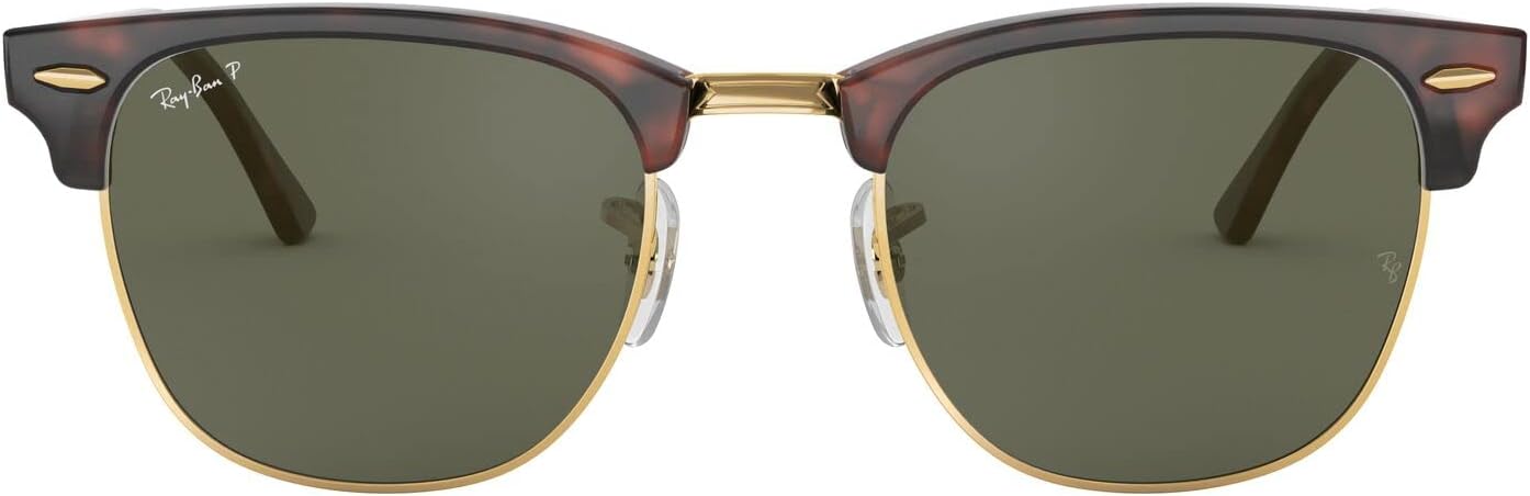 Detalle de Ray-Ban RB3016 Clubmaster Square Sunglasses (Large)