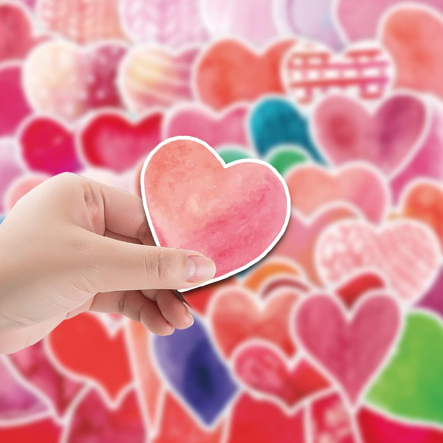 Detalle de Romantic LOVE Vinyl Stickers, 50-piece pack