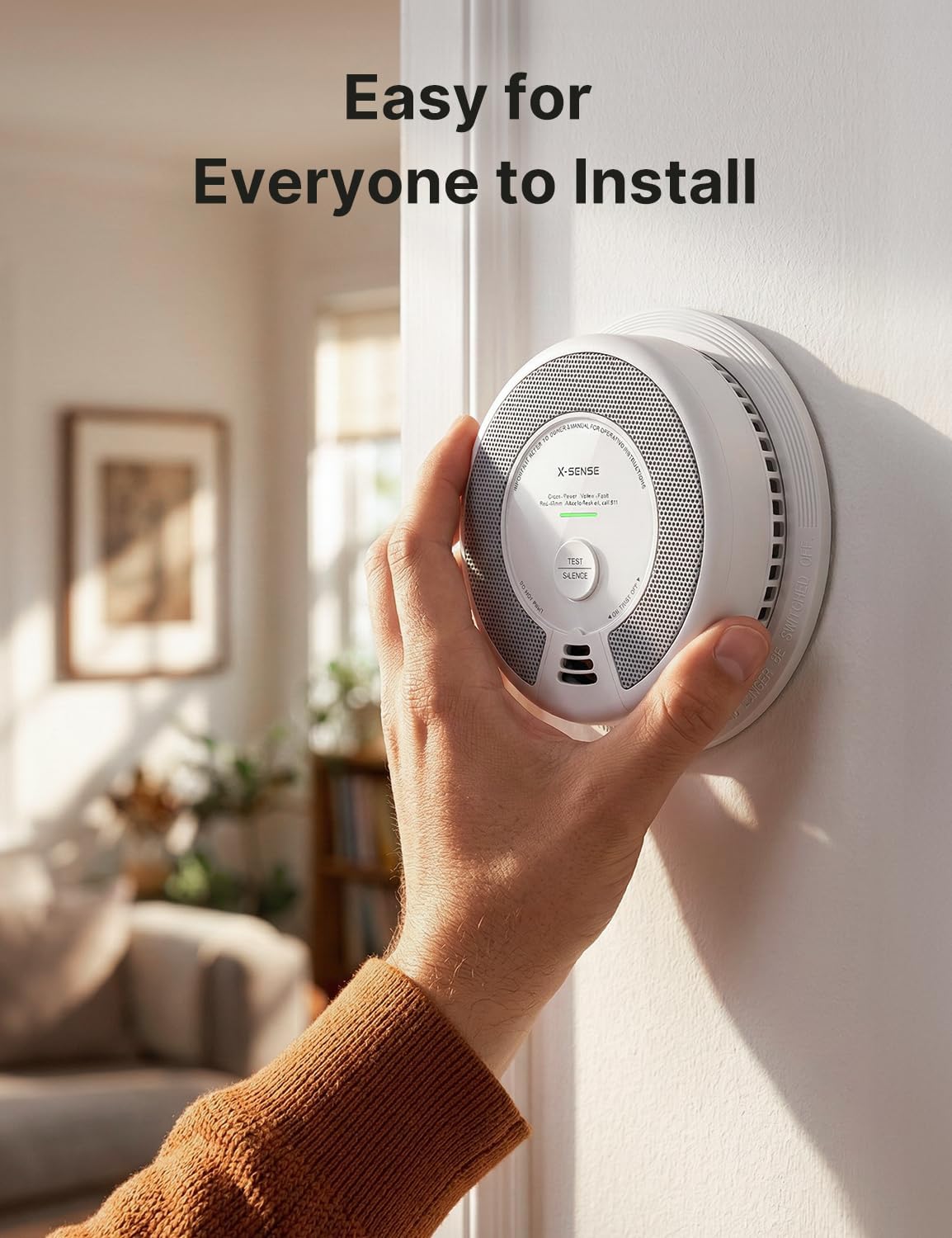 Thumbnail 6 de X-Sense SC06 5-Pack: 2-in-1 Smoke & Carbon Monoxide Alarm with 10-Year Sealed Battery