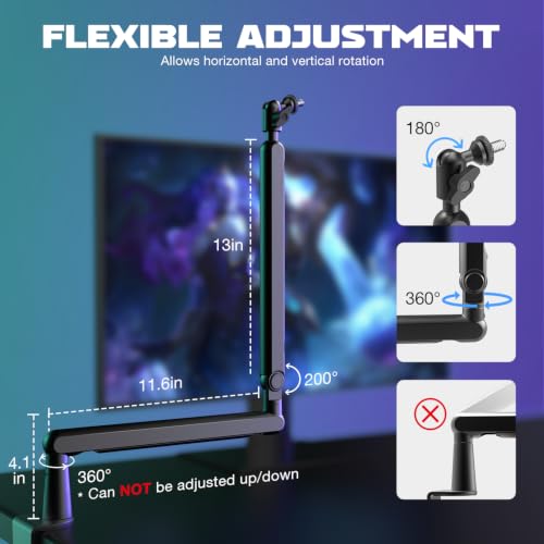 Thumbnail 4 de FIFINE BM88 Low Profile Microphone Boom Arm Stand