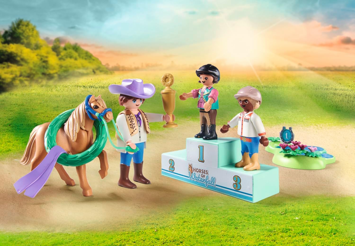 Detalle de PLAYMOBIL Pony Tournament Playset