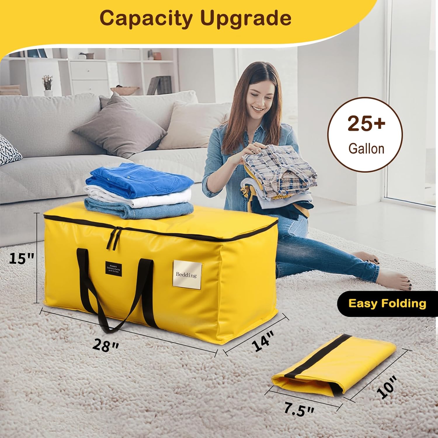 Detalle 2 de Moving Bags and Storage Bags 95L Heavy Duty
