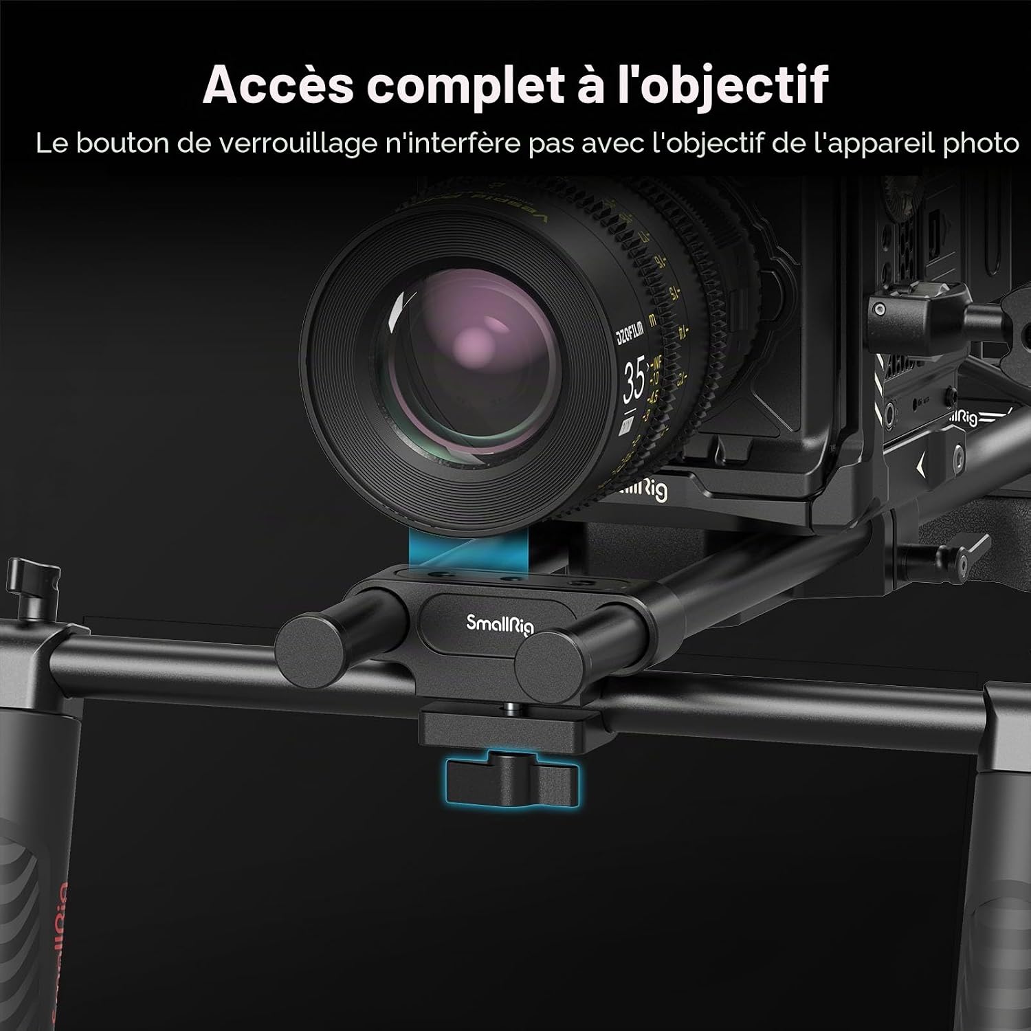 Detalle de SMALLRIG 2896C support d'épaule 15 mm
