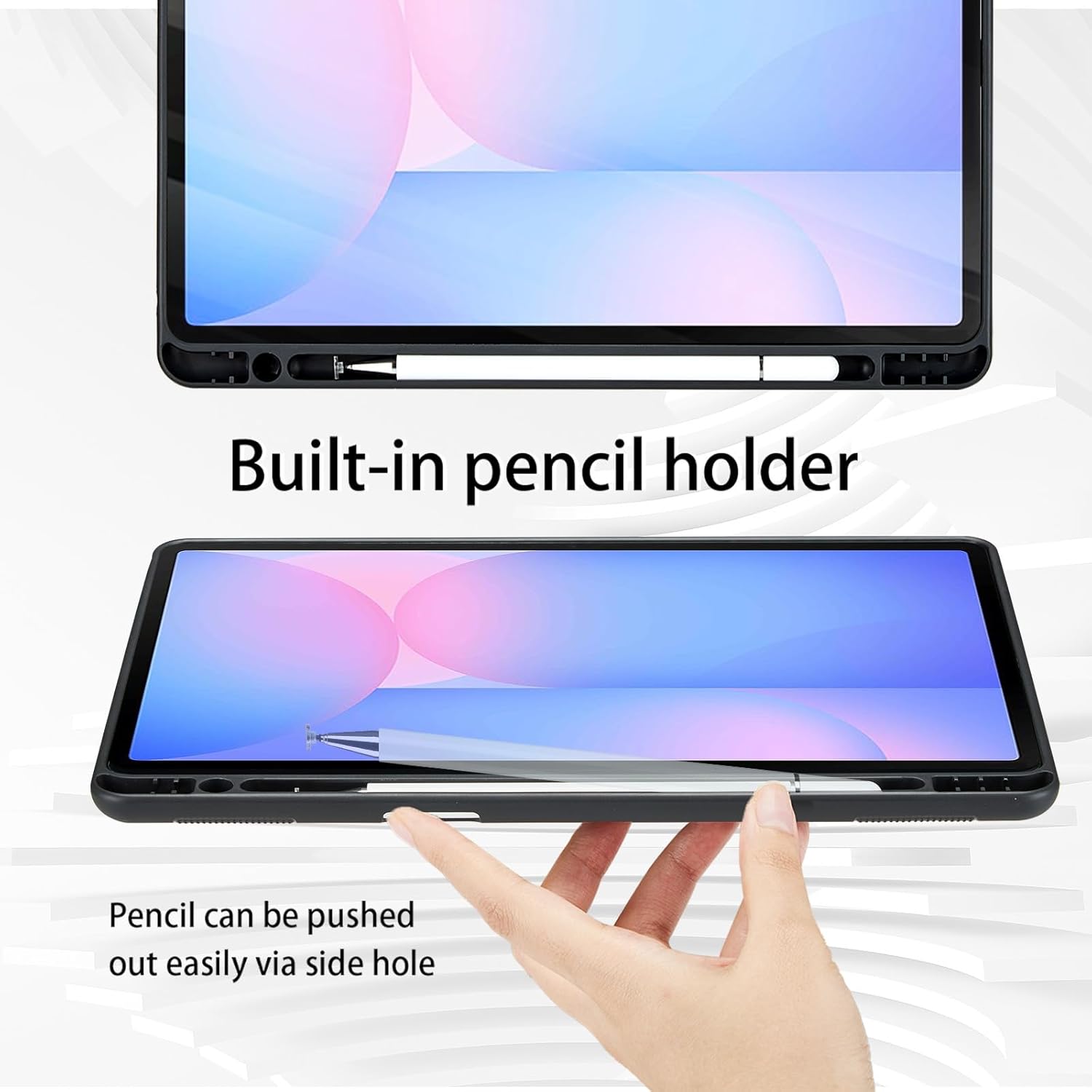 Thumbnail 5 de Hülle für Samsung Galaxy Tab S10 FE+ 13.1" 2025 – PU-Leder Kunstleder-Hülle mit Tasche, Stifthalter, Kickstand und Smart Cover in Braun