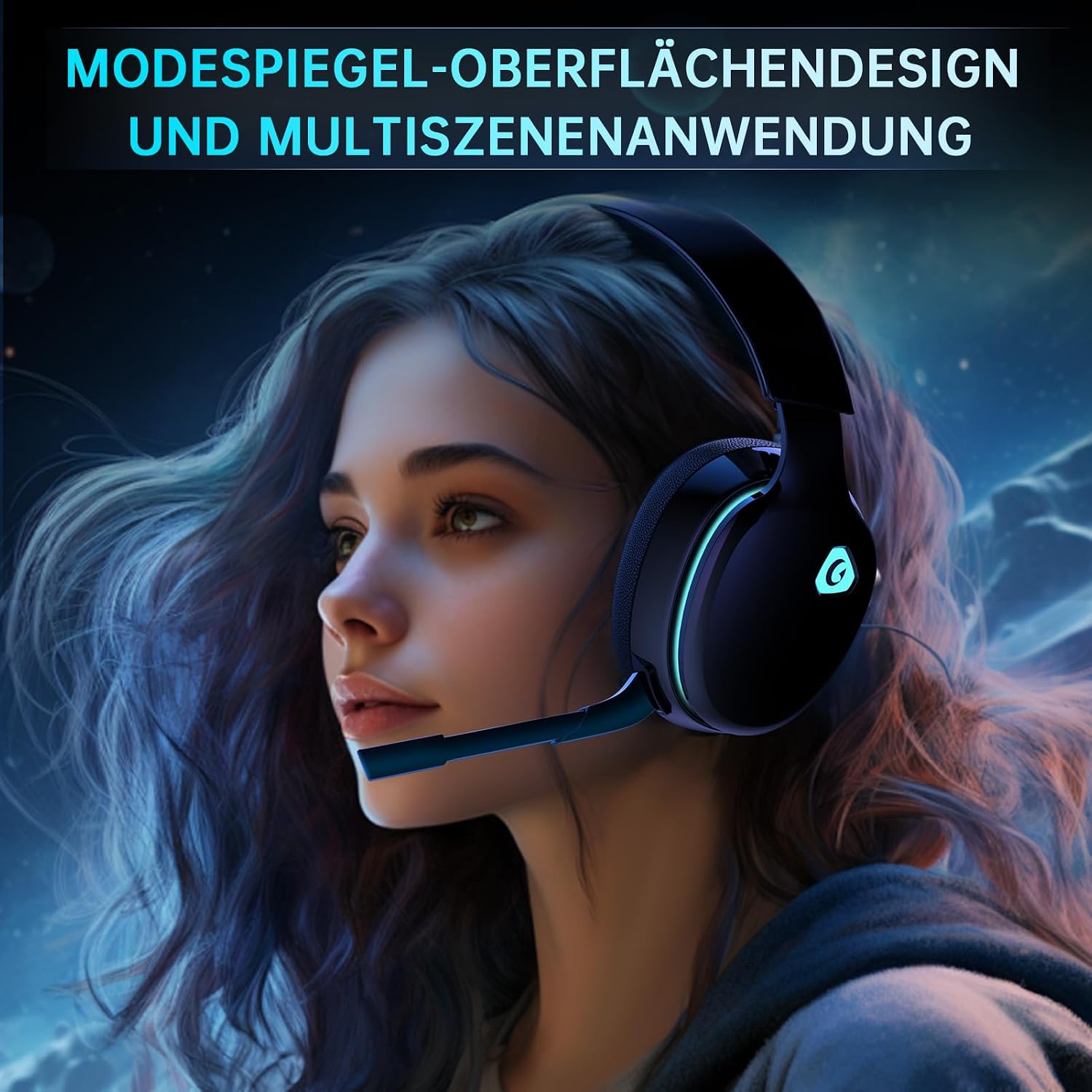 Thumbnail 5 de Gvyugke 2,4 GHz Wireless Gaming Headset – Kabelloser Kopfhörer für PS5, PC, Switch & Mac
