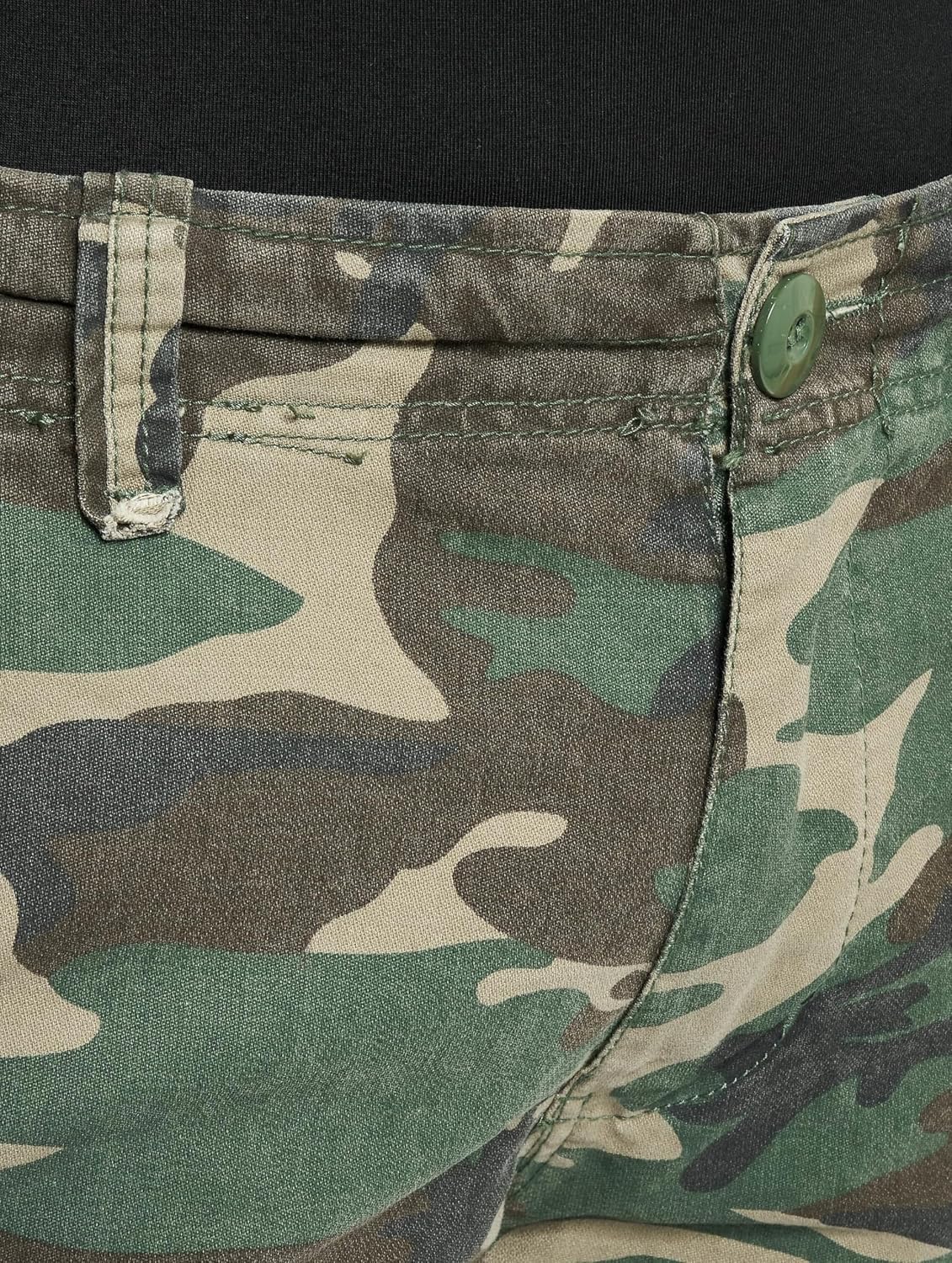Detalle 2 de Brandit Vintage szorty cargo męskie, 100% bawełna, 6 kieszeni
