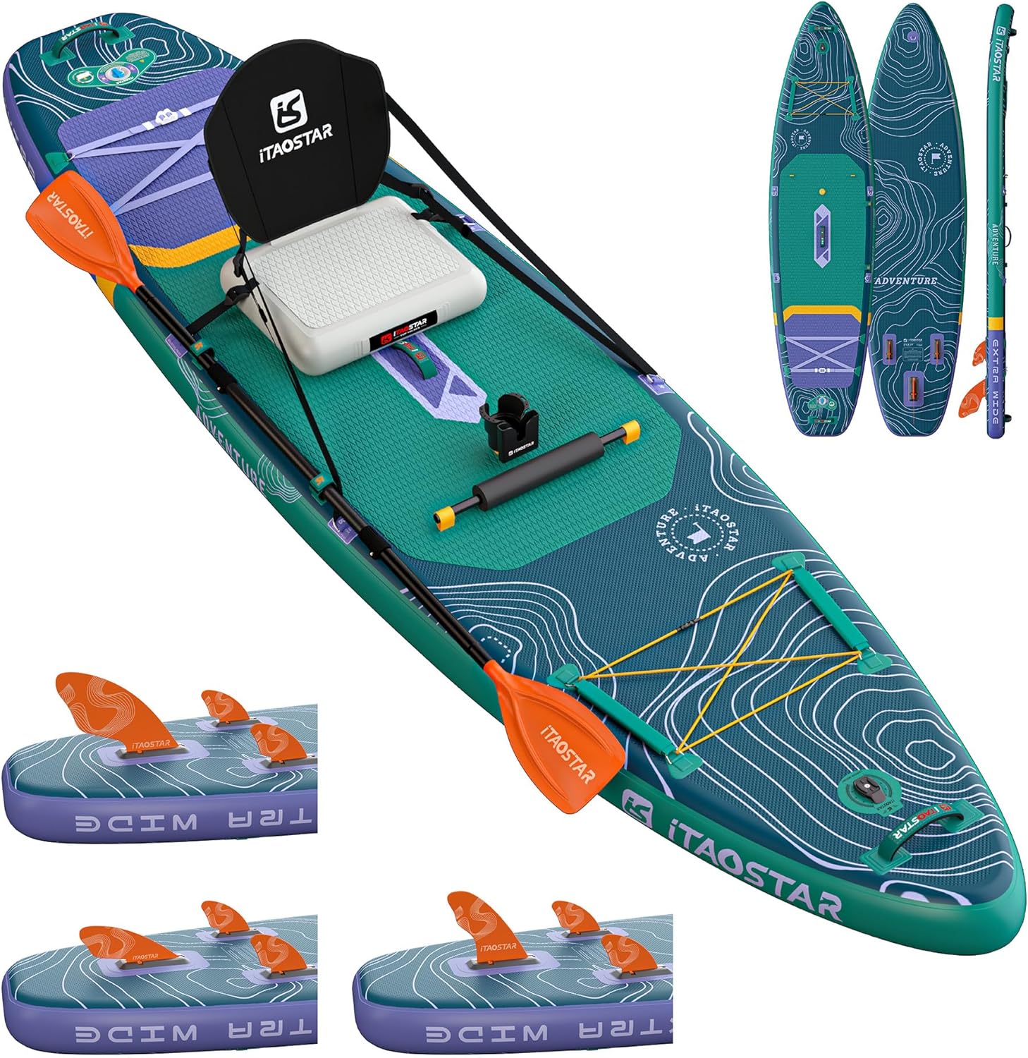 Detalle de iTAOSTAR Adventure 12'×35" SUP Board 🚣