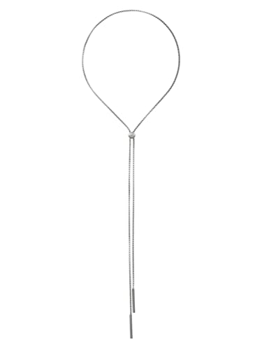 Detalle 2 de LIEBESKIND Ankerkette Edelstahl 85 cm – Y-Kette mit Edelstahl-Silikonverschluss