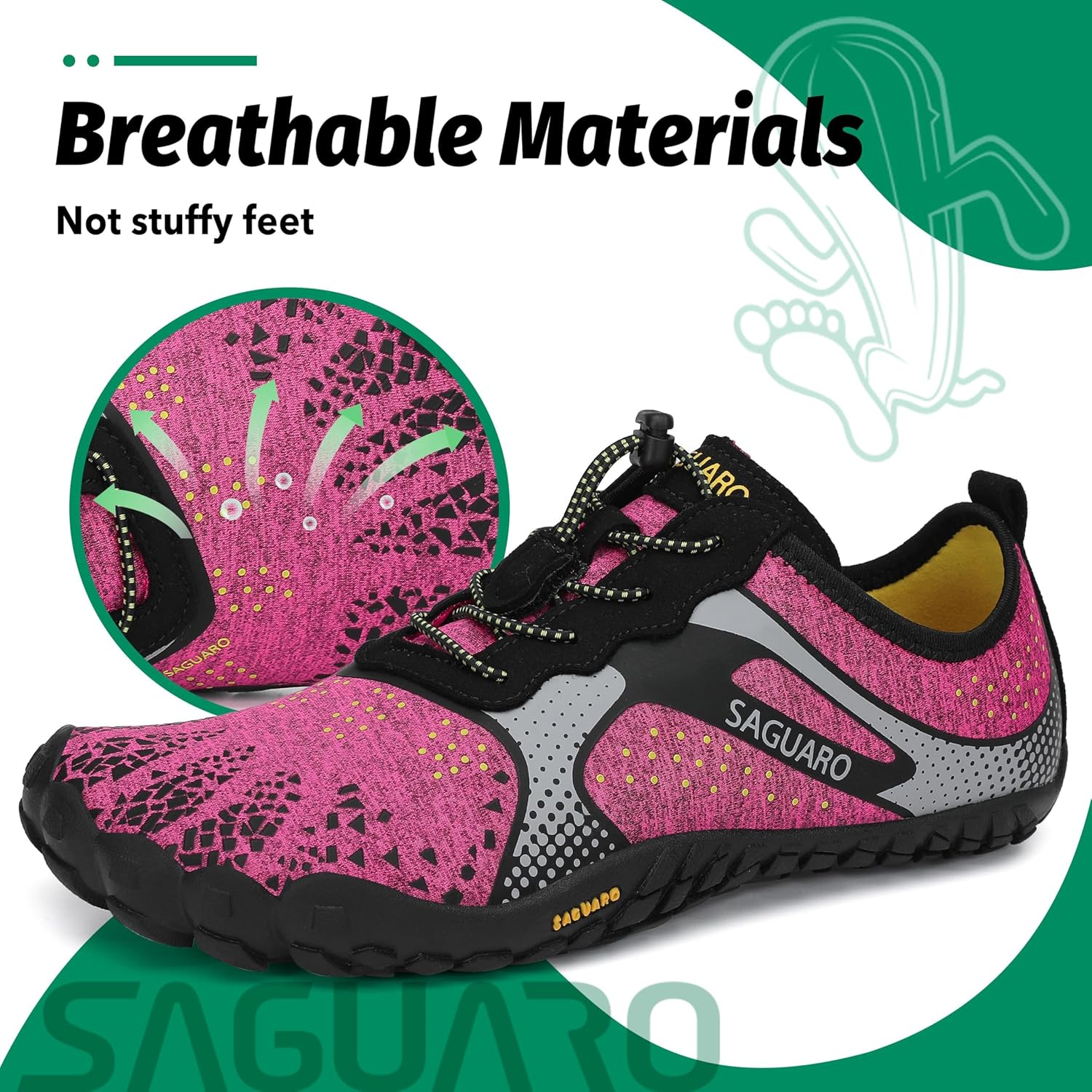 Thumbnail 2 de SAGUARO Scarpe Barefoot con Dita per Trekking, Trail Running e Ginnastica (36–48)