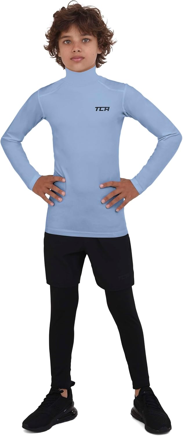 Thumbnail 4 de TCA HyperFusion sous T-Shirt – Manches Longues, couche de base de compression pour homme, col montant