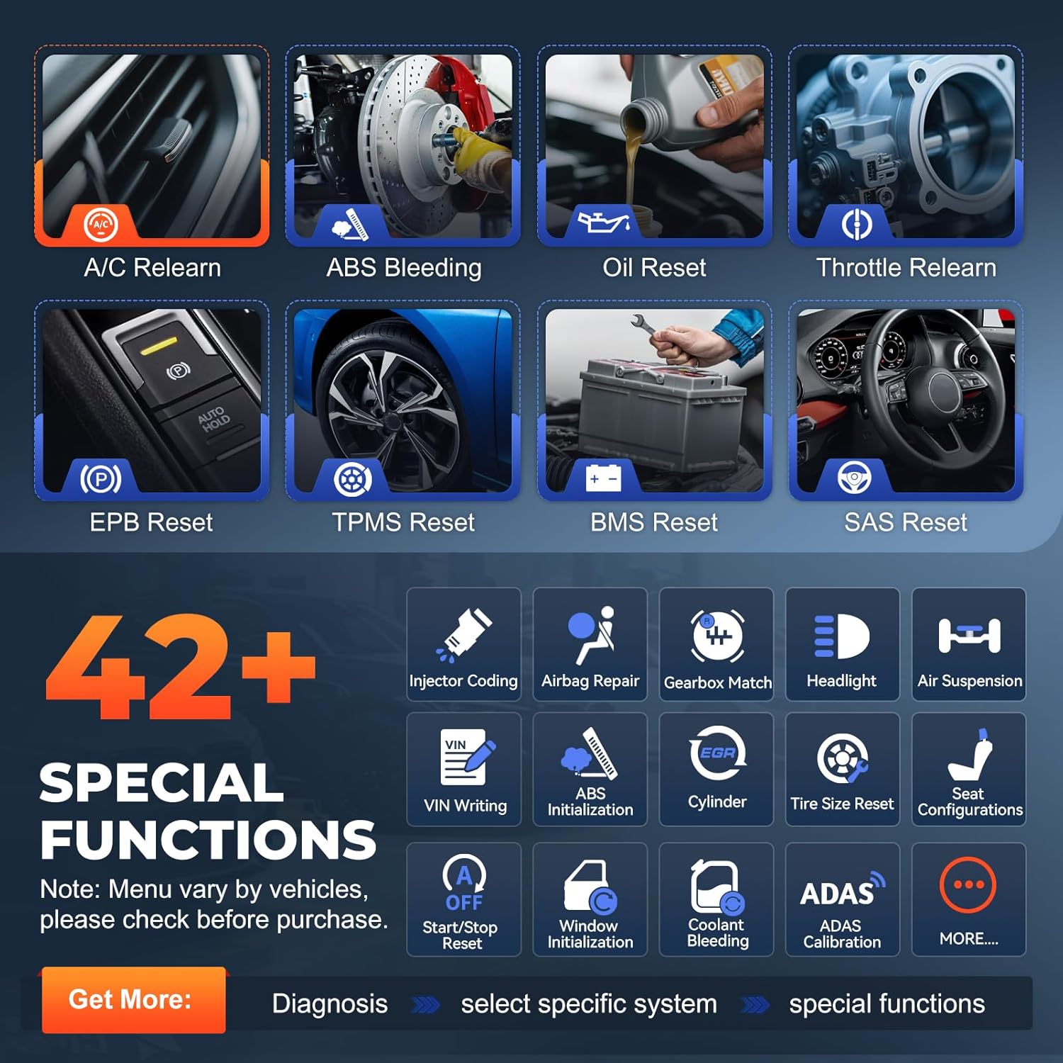 Thumbnail 6 de XTOOL D8S AI-Assisted Bidirectional OBD2 Scanner with Topology Mapping (2026 Upgrade)