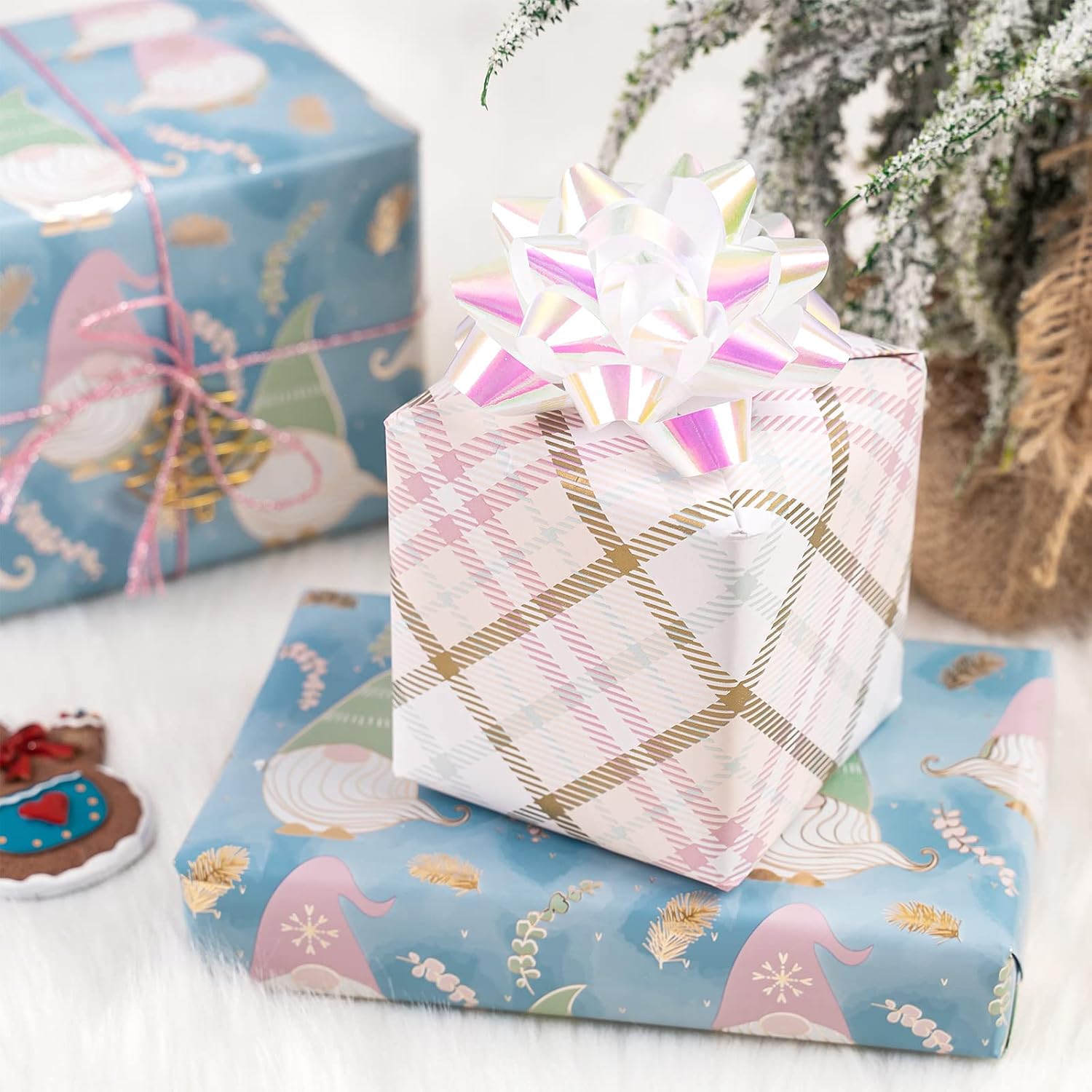 Thumbnail 4 de WRAPAHOLIC Christmas Wrapping Paper, 17-Inch
