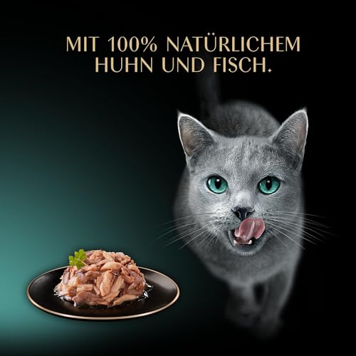 Thumbnail 6 de SHEBA Filets Adult Katzenfutter in Sauce mit Huhn und Thunfisch – 16x60 g Schale