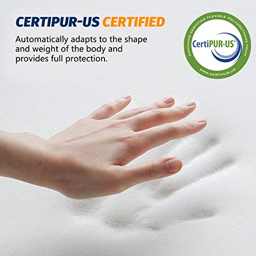 Detalle 2 de CYMULA Memory Foam Camping Mattress Pad 1.5"