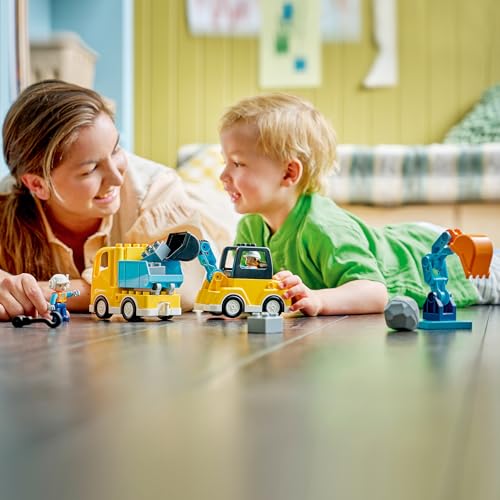 Thumbnail 5 de LEGO DUPLO Veicoli da Cantiere 3 in 1 - Gioco Didattico Montessori 10475