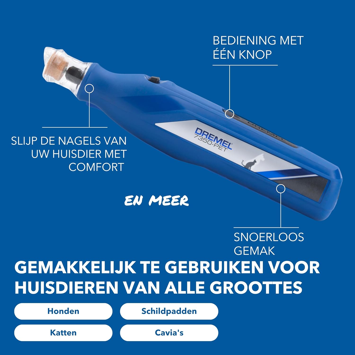 Thumbnail 1 de Dremel 7350 PET 3.6V Cordless Rotary Tool: smerigliatura unghie per animali, silenzioso e leggero (kit incluso)